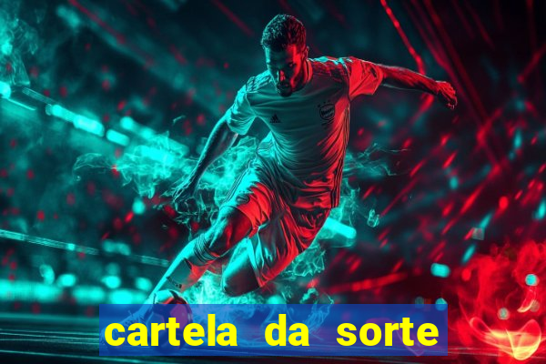 cartela da sorte time de futebol que mais saem